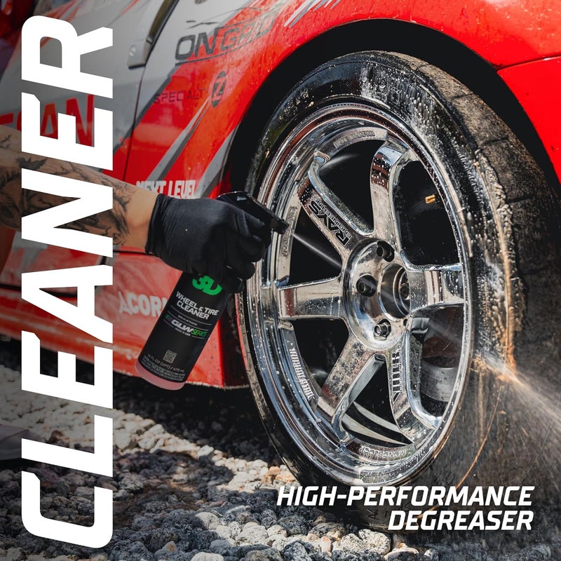 3D GLW Series Wheel & Tire Cleaner – Deep Cleaning All-in-One Formula | Removes Brake Dust, Grime, Tire Browning | Safe on All Wheels | DIY Car Detailing |16 oz - Image 3